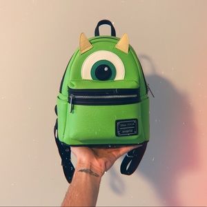 Disney Mike Wazowski Loungefly Mini Backpack